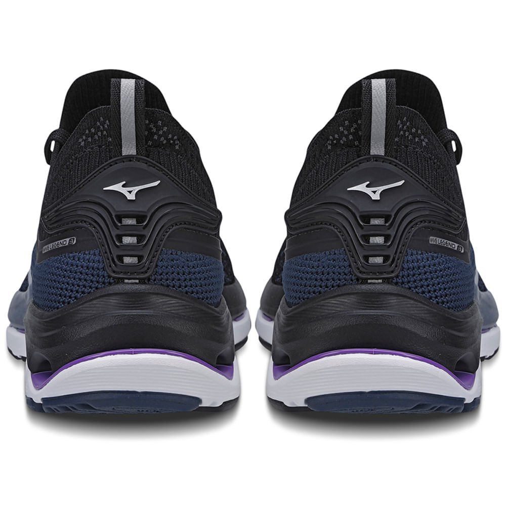 Tênis de Corrida Feminino Mizuno Wave Legend 3 Preto 2