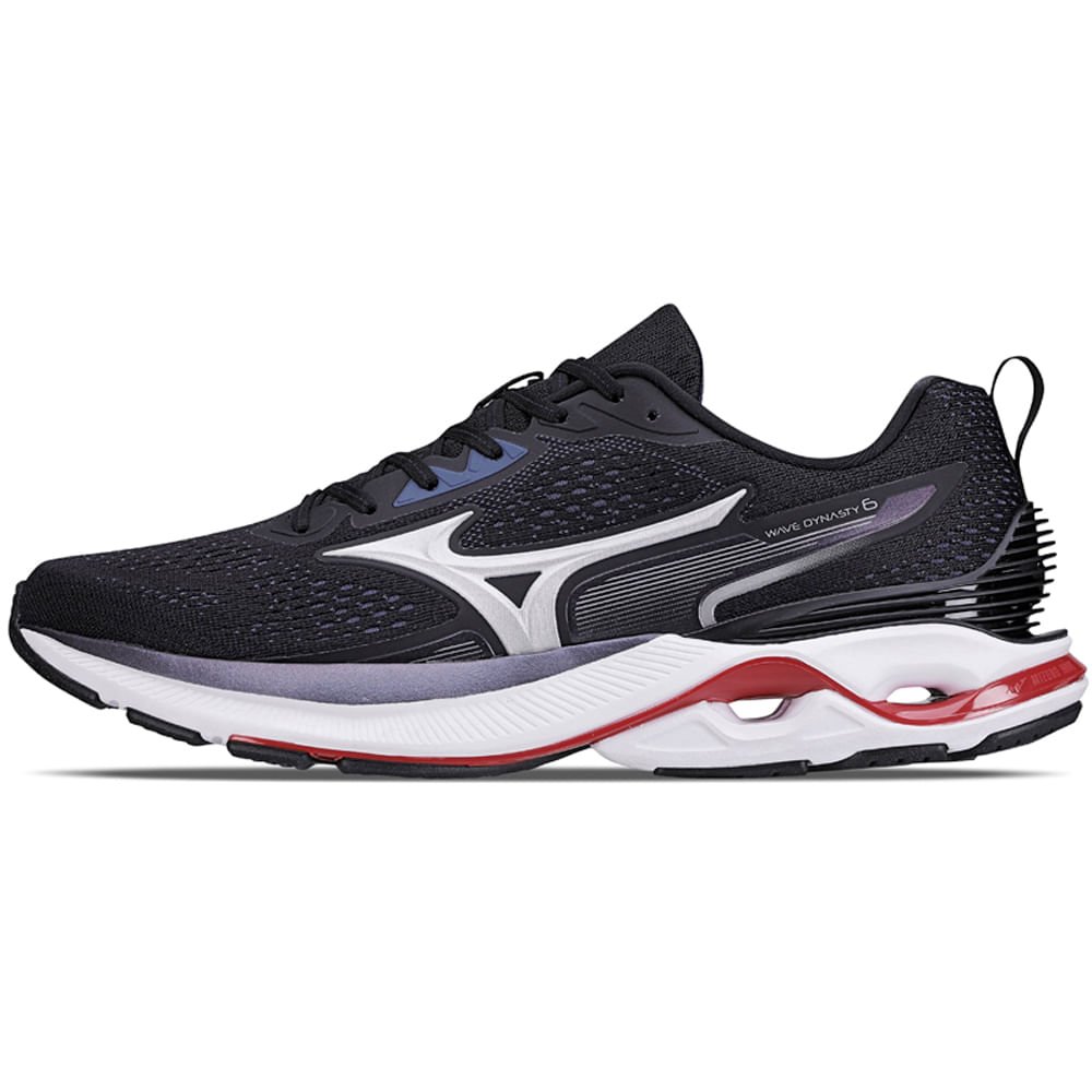 Tênis de Corrida Masculino Mizuno Wave Dynasty 6 Preto 1