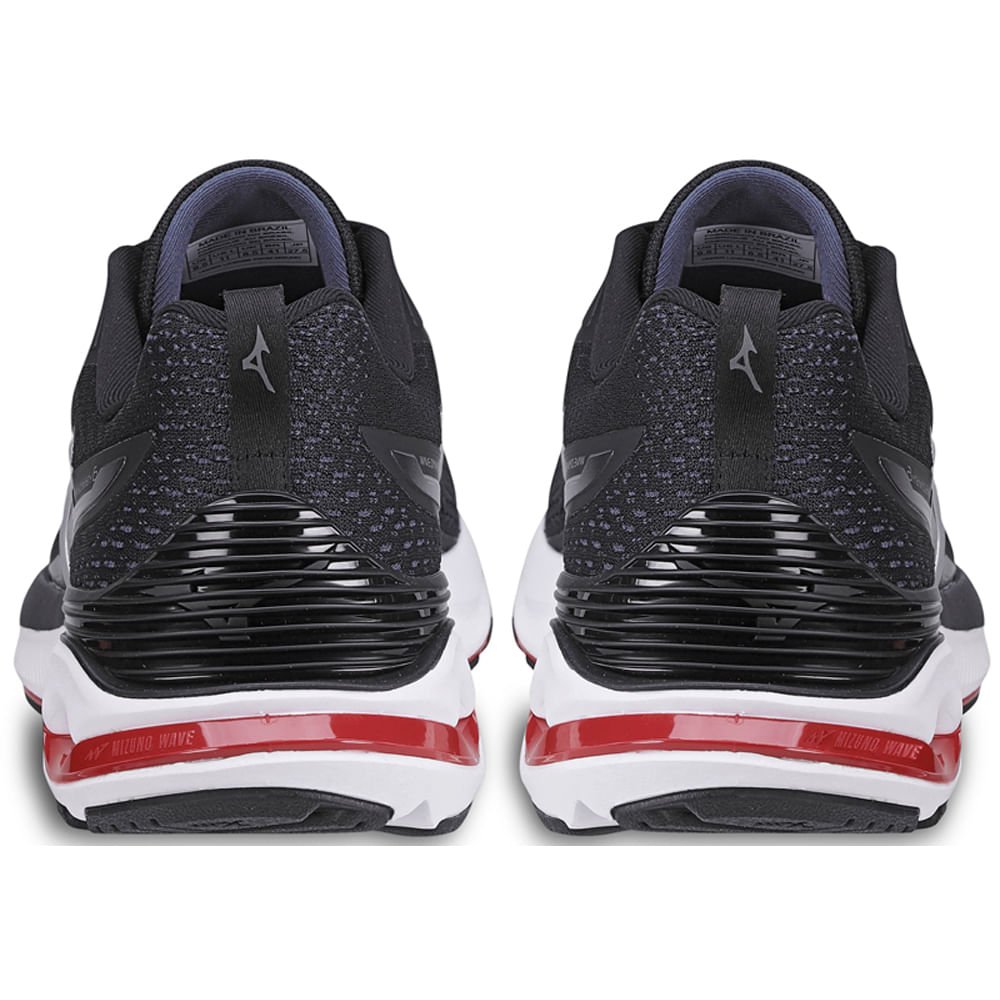Tênis de Corrida Masculino Mizuno Wave Dynasty 6 Preto 2