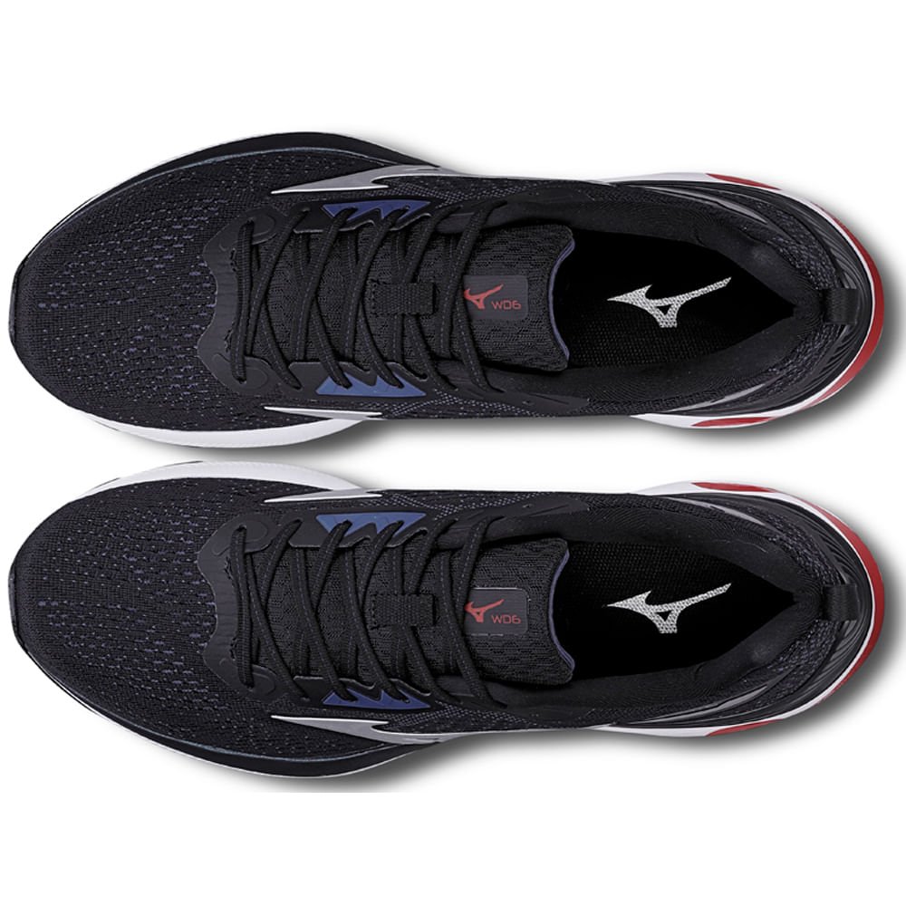 Tênis de Corrida Masculino Mizuno Wave Dynasty 6 Preto 3