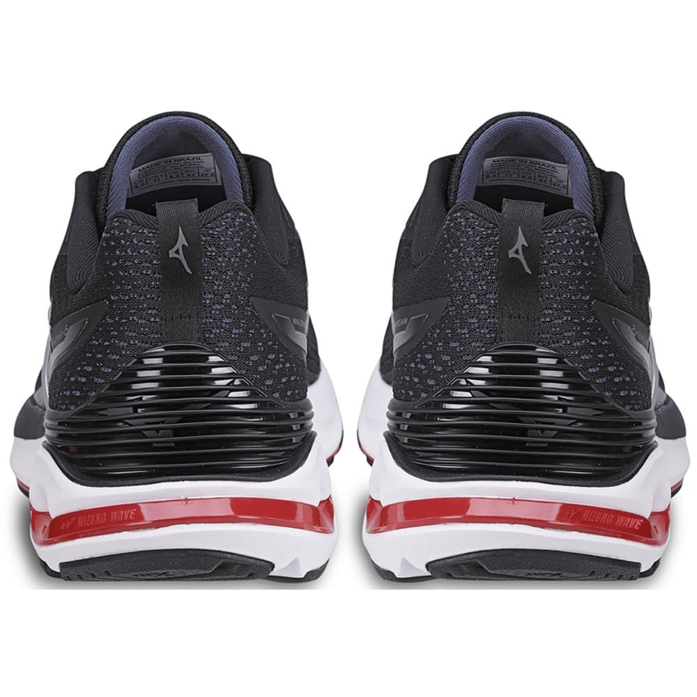 Tênis de Corrida Masculino Mizuno Wave Dynasty 6 Preto 2