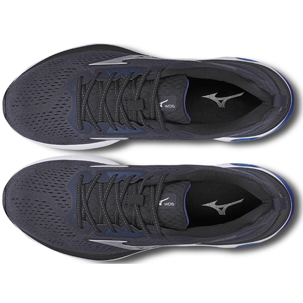 Tênis de Corrida Masculino Mizuno Wave Dynasty 6 Azul 3