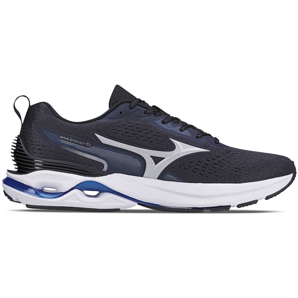 Tênis de Corrida Masculino Mizuno Wave Dynasty 6 Azul 4