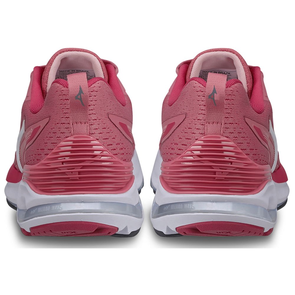 Tênis de Corrida Feminino Mizuno Wave Dynasty 6 Rosa 3