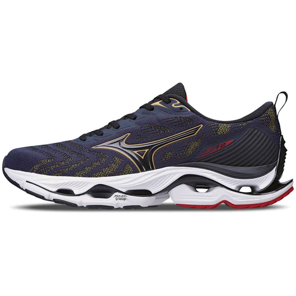 Tênis de Corrida Masculino Mizuno Wave Stratos 2 Azul 1