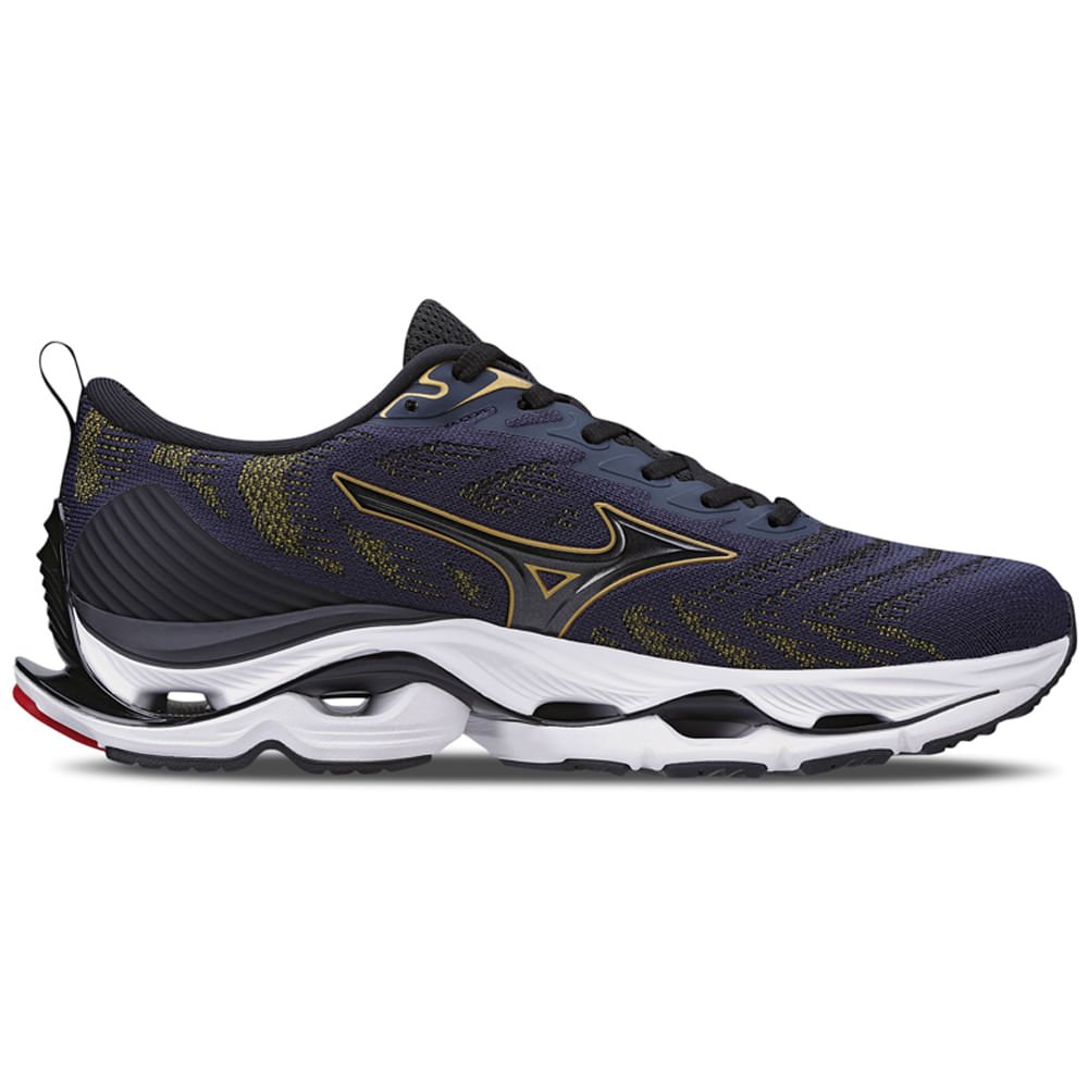 Tênis de Corrida Masculino Mizuno Wave Stratos 2 Azul 4