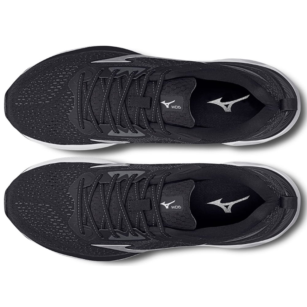 Tênis de Corrida Masculino Mizuno Wave Dynasty 6 Preto 3