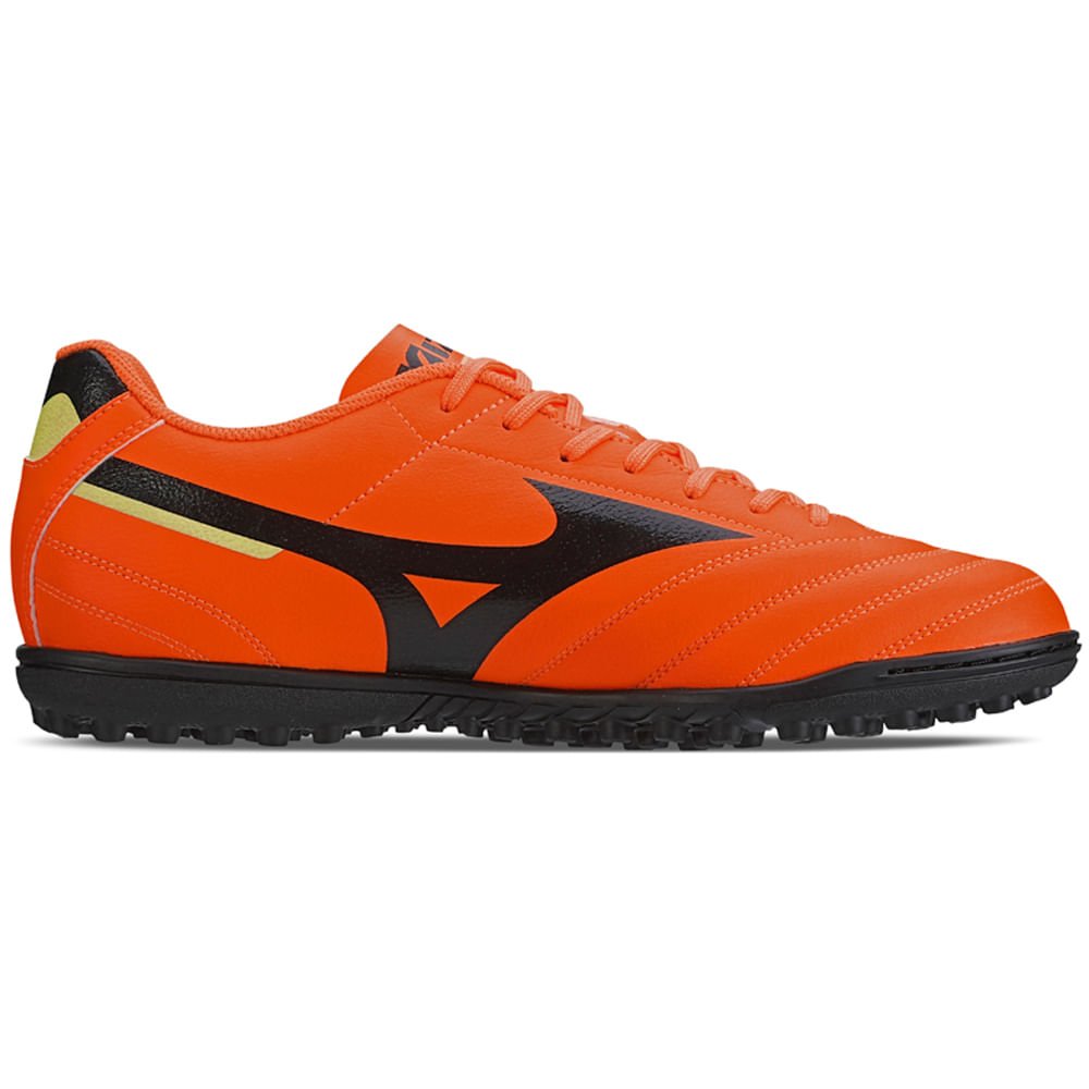 Chuteira Society Masculina Mizuno Morelia Club AS Laranja/Preto 5
