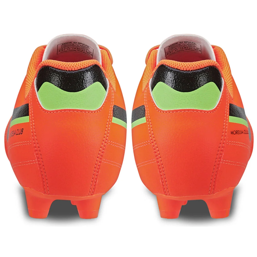 Chuteira de Campo Masculina Mizuno Morelia Club MD Laranja/Preto 3