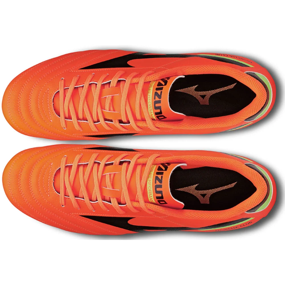 Chuteira de Campo Masculina Mizuno Morelia Club MD Laranja/Preto 4