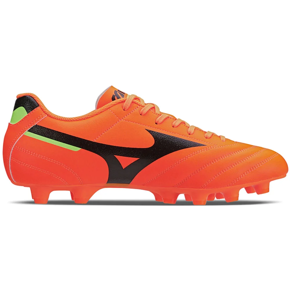 Chuteira de Campo Masculina Mizuno Morelia Club MD Laranja/Preto 5
