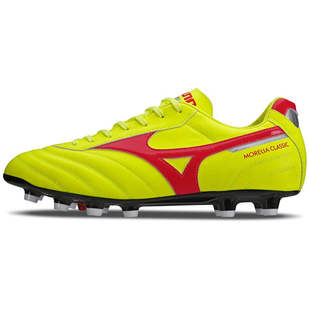 Chuteira Mizuno Morelia Classic MD Masculino 1169 Amarelo 1