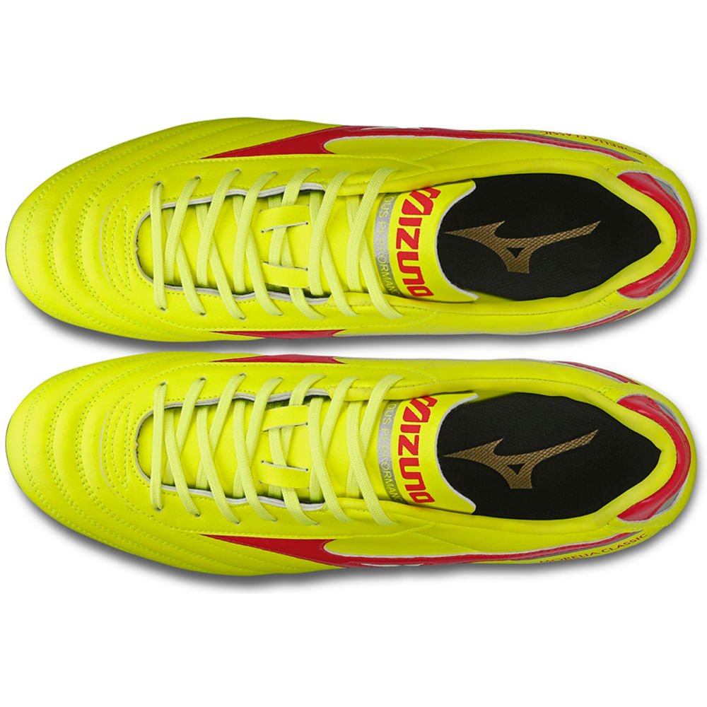 Chuteira Mizuno Morelia Classic MD Masculino 1169 Amarelo 3