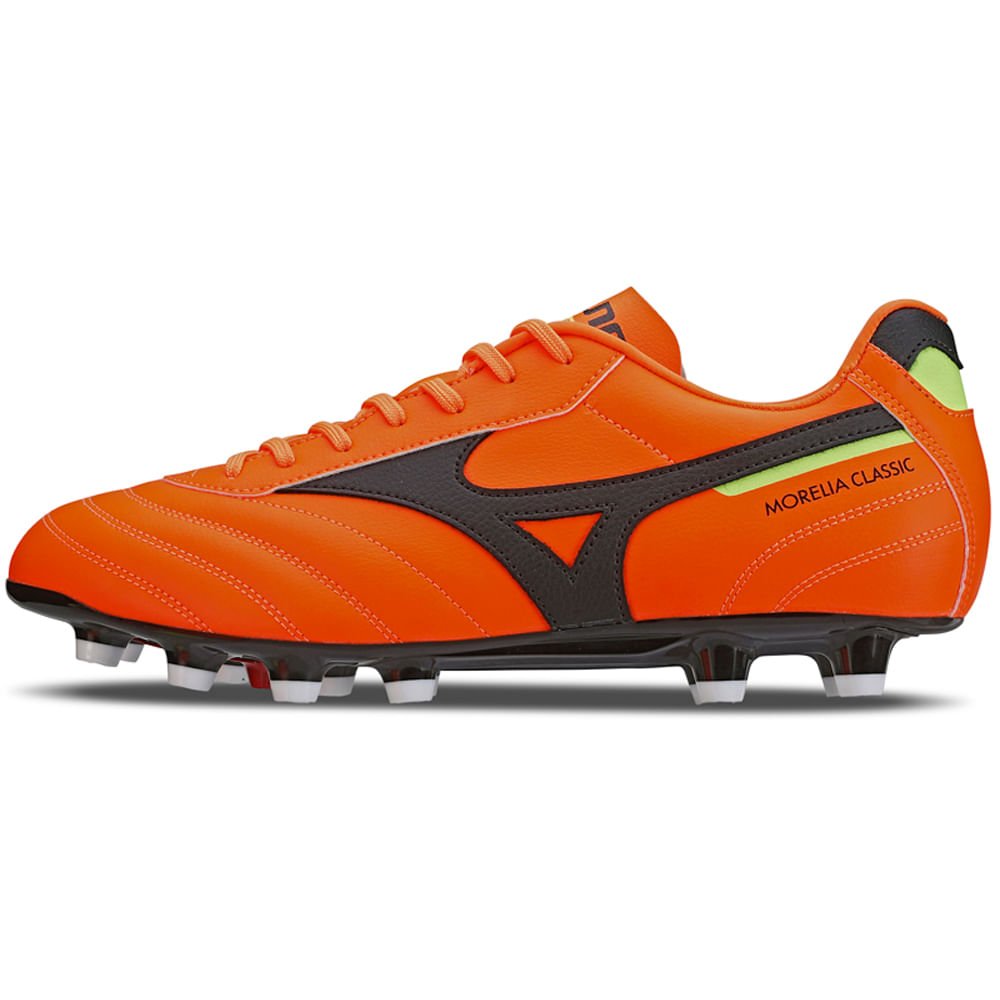Chuteira de Campo Masculina Mizuno Morelia Classic MD Laranja 1
