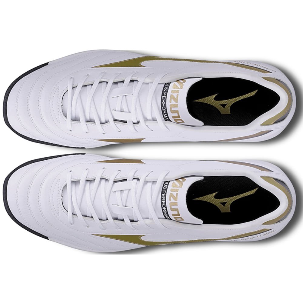 Chuteira Society Masculina Mizuno Morelia Classic AS Branco 3