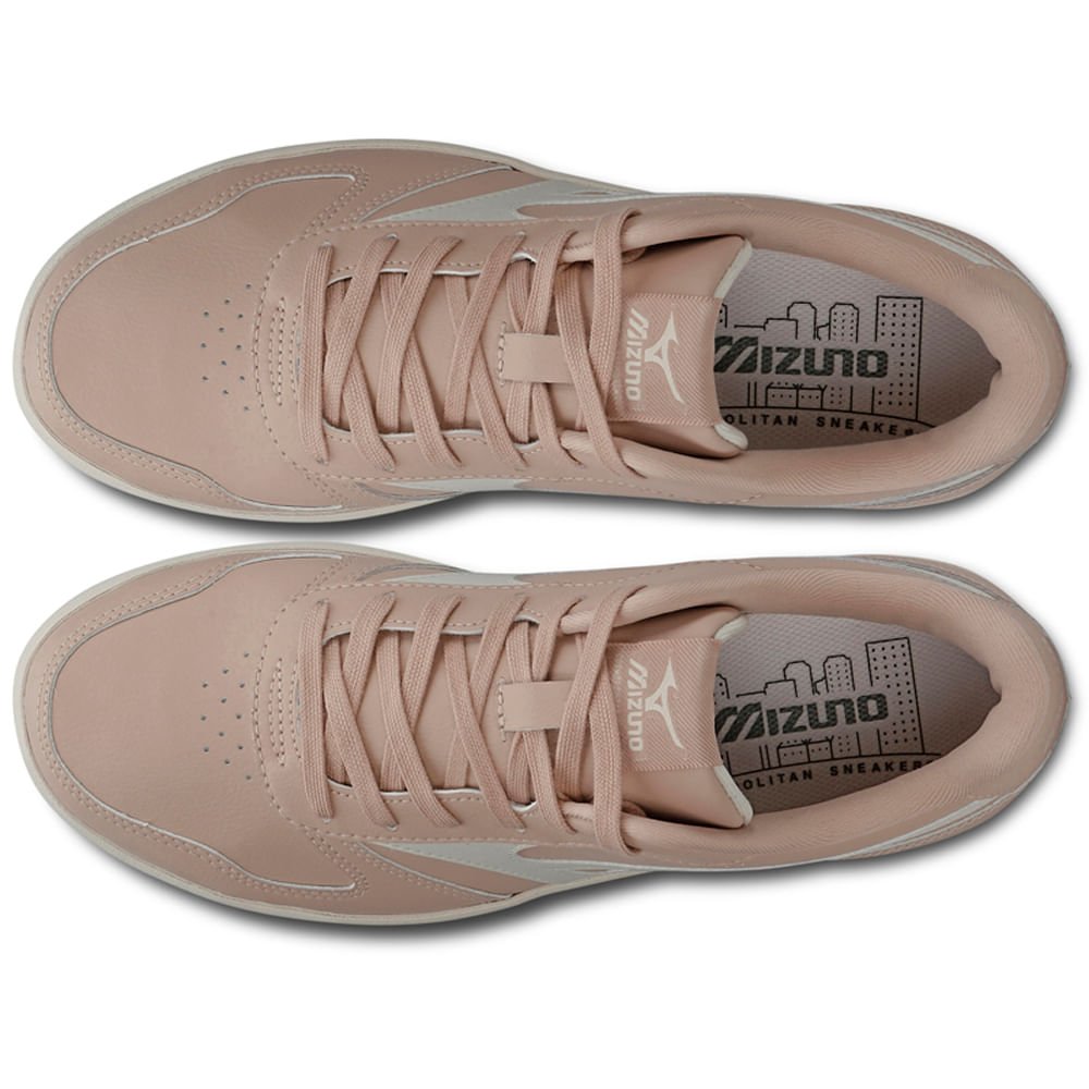 Tênis Casual Feminino Mizuno Street Wind Bege 3