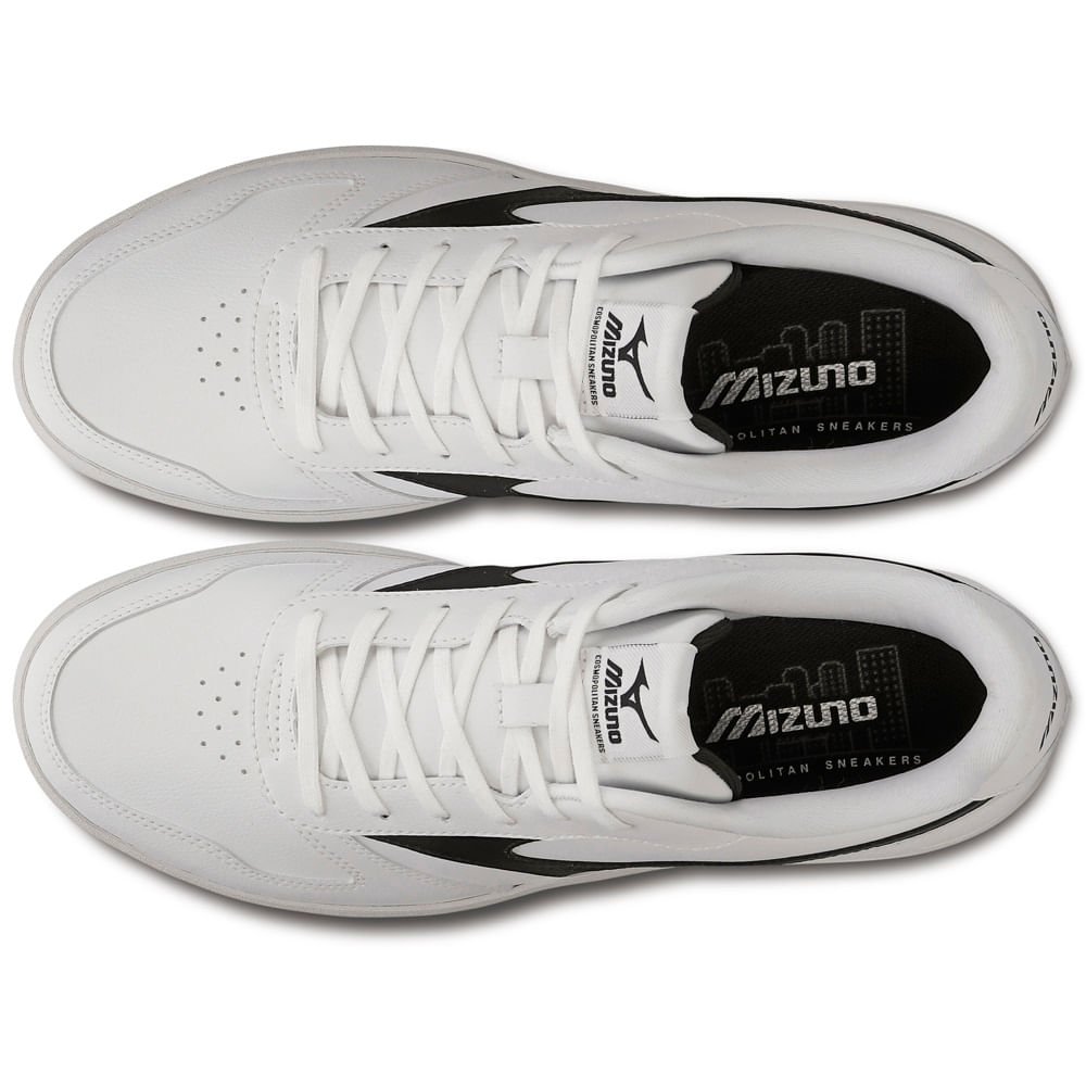 Tênis Casual Mizuno Street Wind Branco/Preto 2