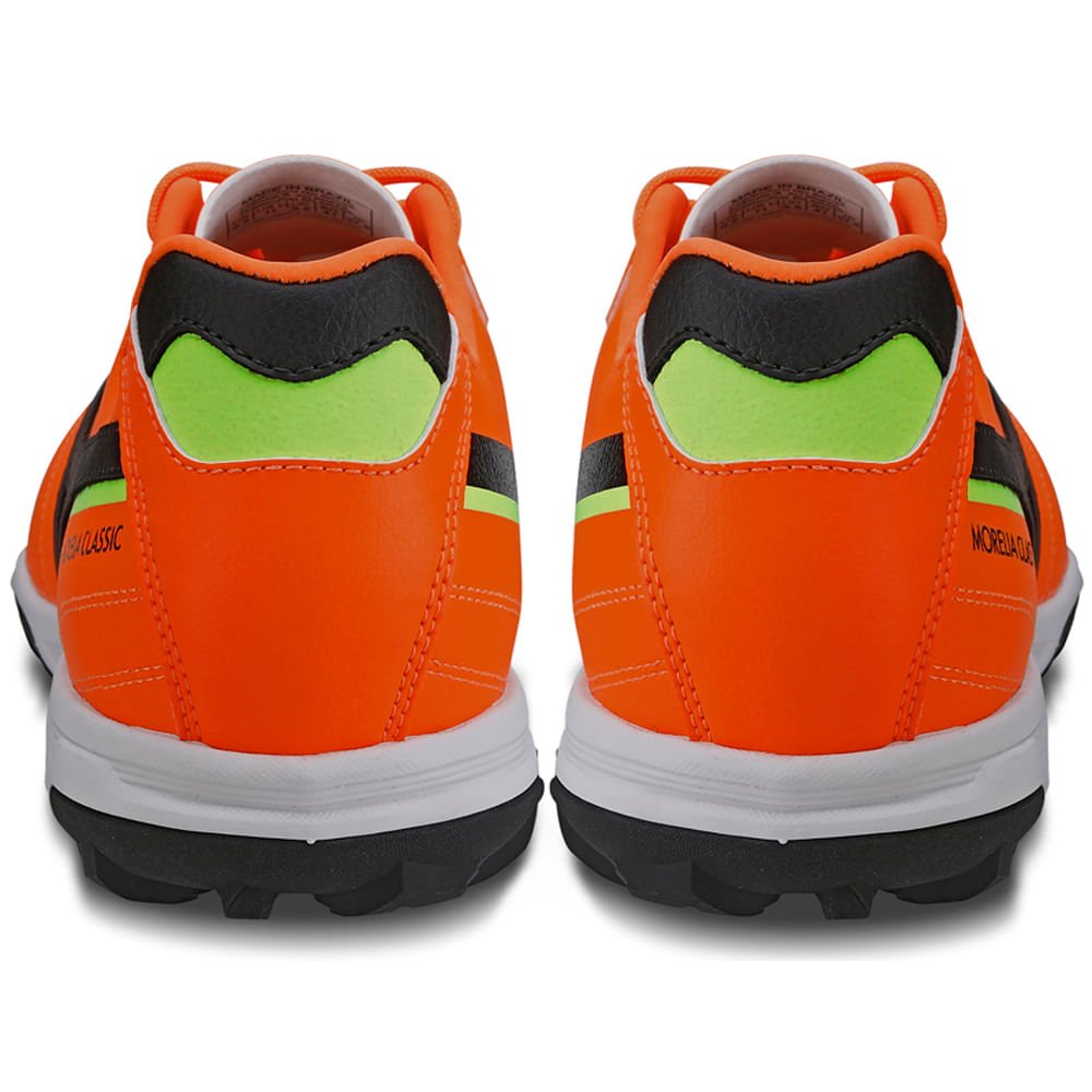 Chuteira Society Masculina Mizuno Morelia Classic AS Laranja/Preto 2