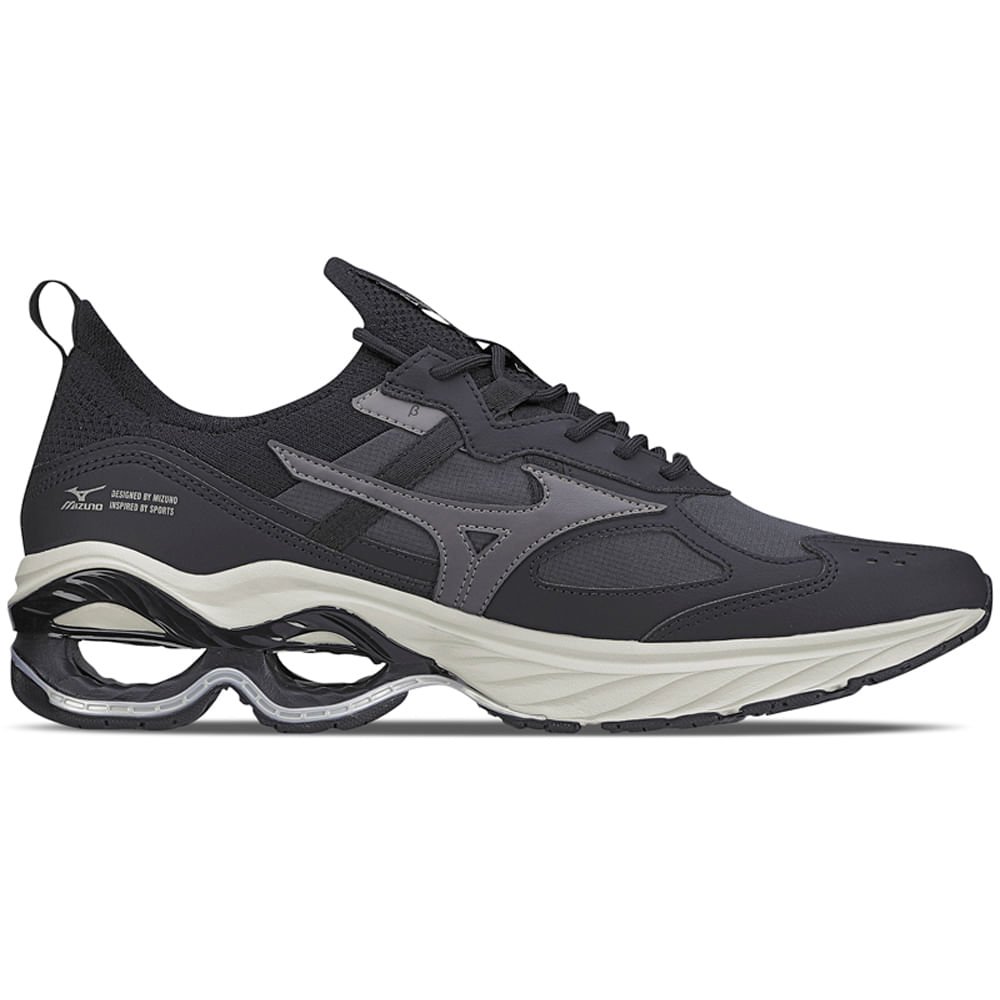 Tênis Mizuno Wave Frontier Beta Masculino Preto 4