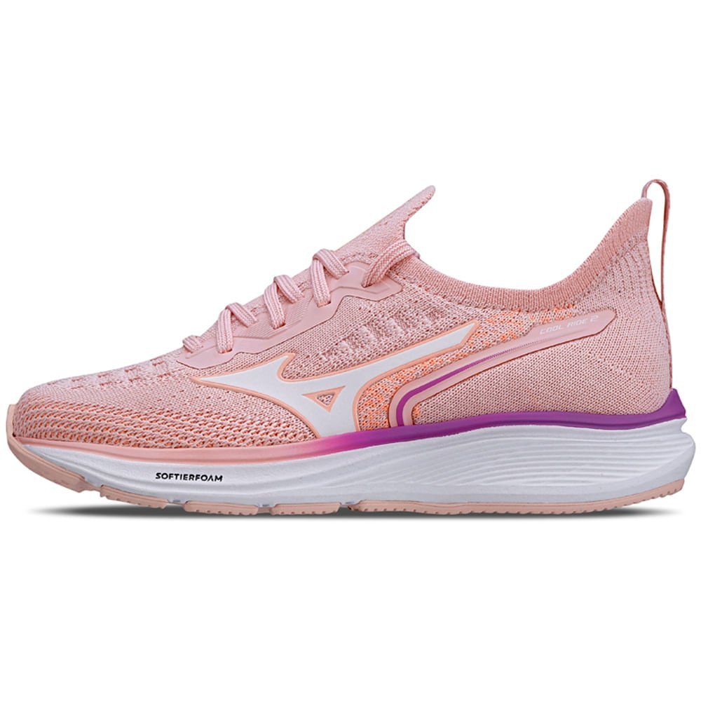 Tênis Mizuno Cool Ride 2 Junior Rosa 1