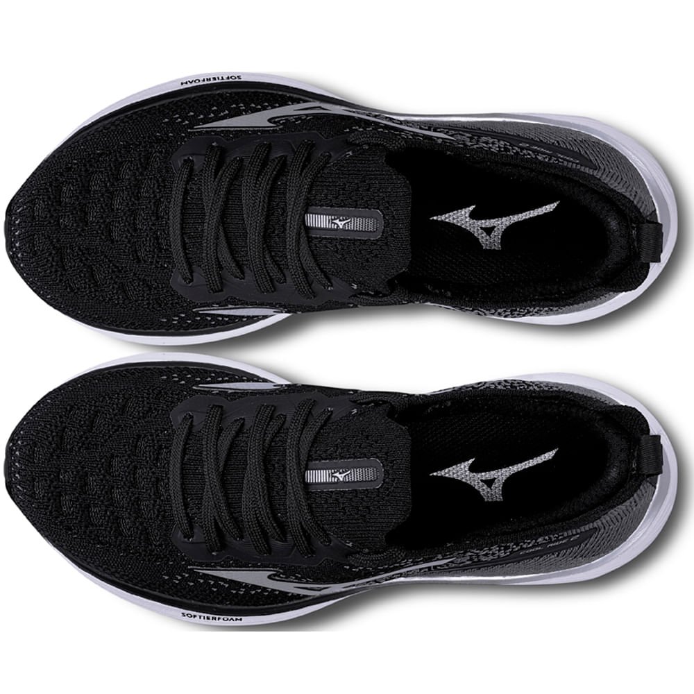 Tênis Mizuno Cool Ride 2 Junior Preto/Cinza/Verde 2