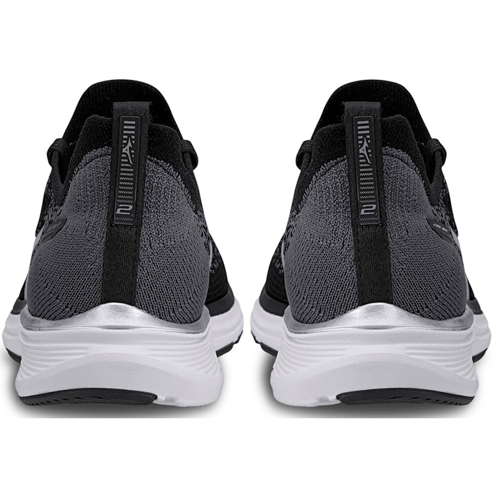 Tênis Mizuno Cool Ride 2 Junior Preto/Cinza/Verde 3