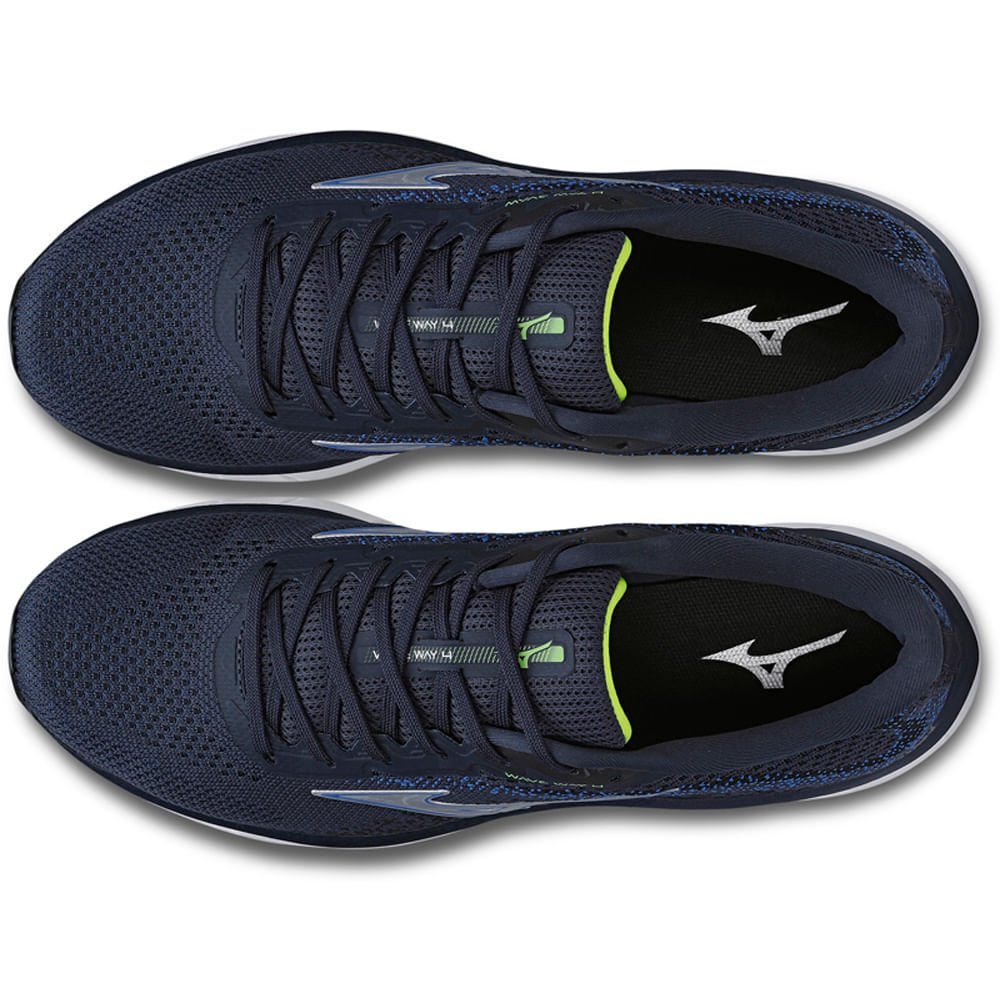 Tênis de Corrida Masculino Mizuno Wave Way 4 Azul 3