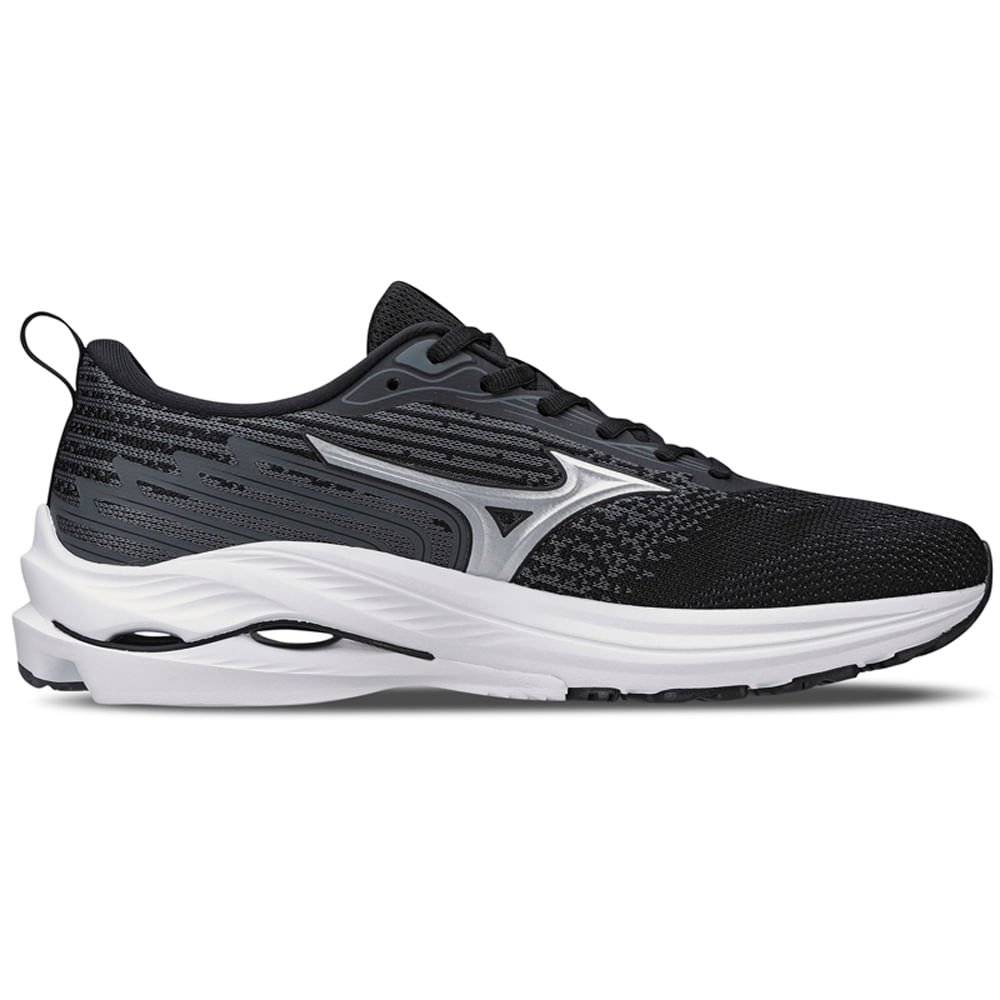 Tênis de Corrida Masculino Mizuno Wave Vitality 5 Preto/Cinza 4