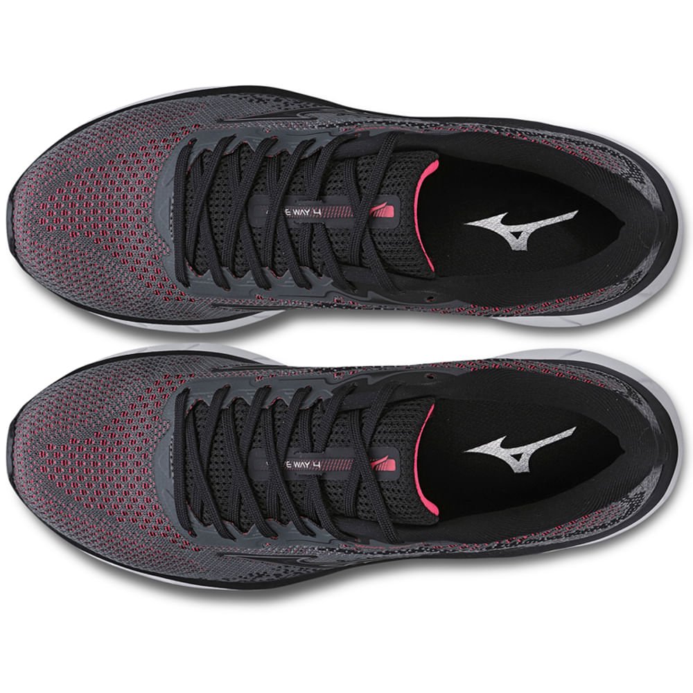 Tênis Mizuno Wave Way 4 Feminino Cinza 3