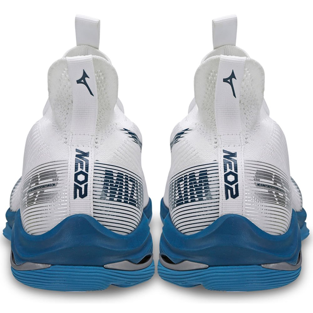 Tênis de Vôlei Unissex Mizuno Wave Lightning Neo 2 Branco 3