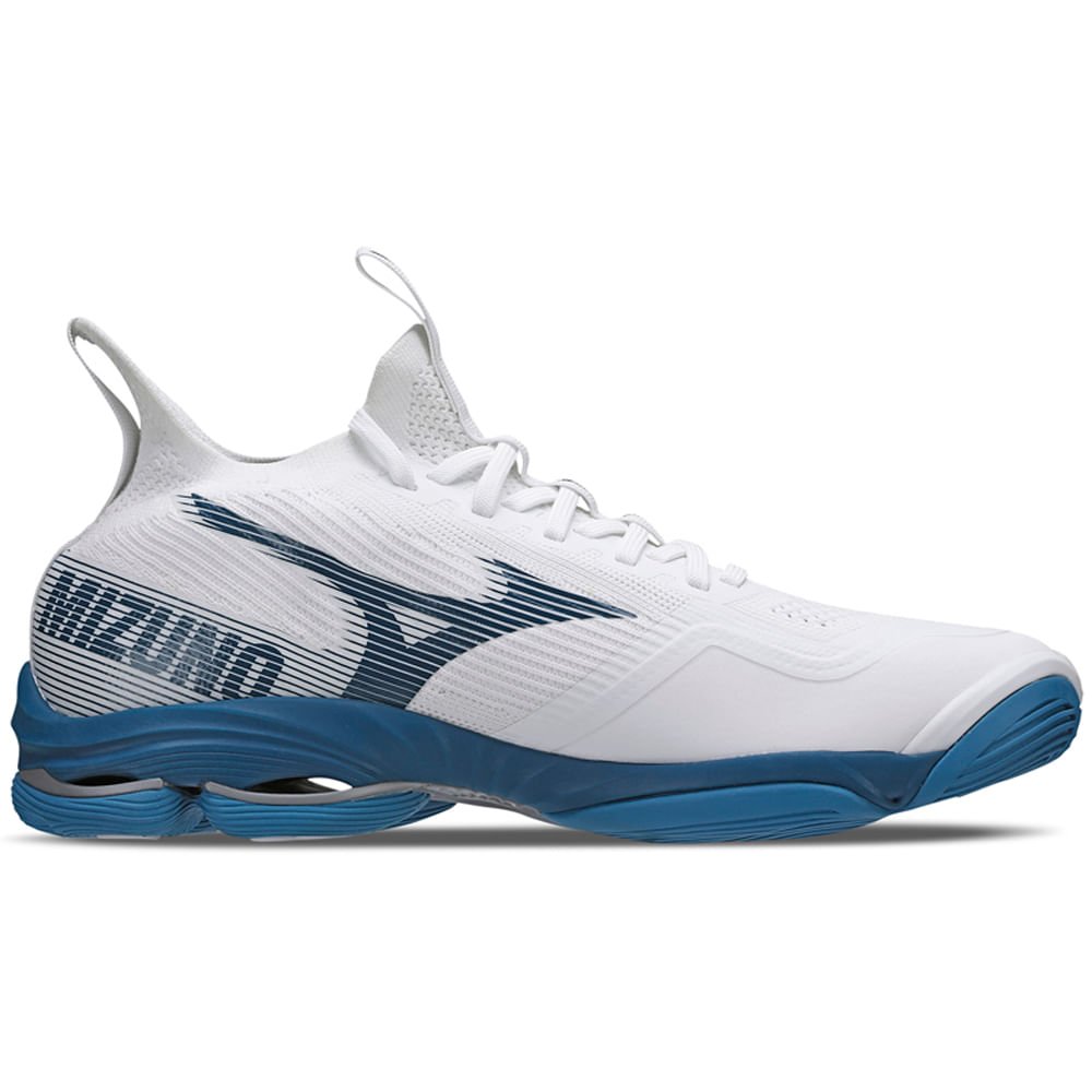 Tênis de Vôlei Unissex Mizuno Wave Lightning Neo 2 Branco 4