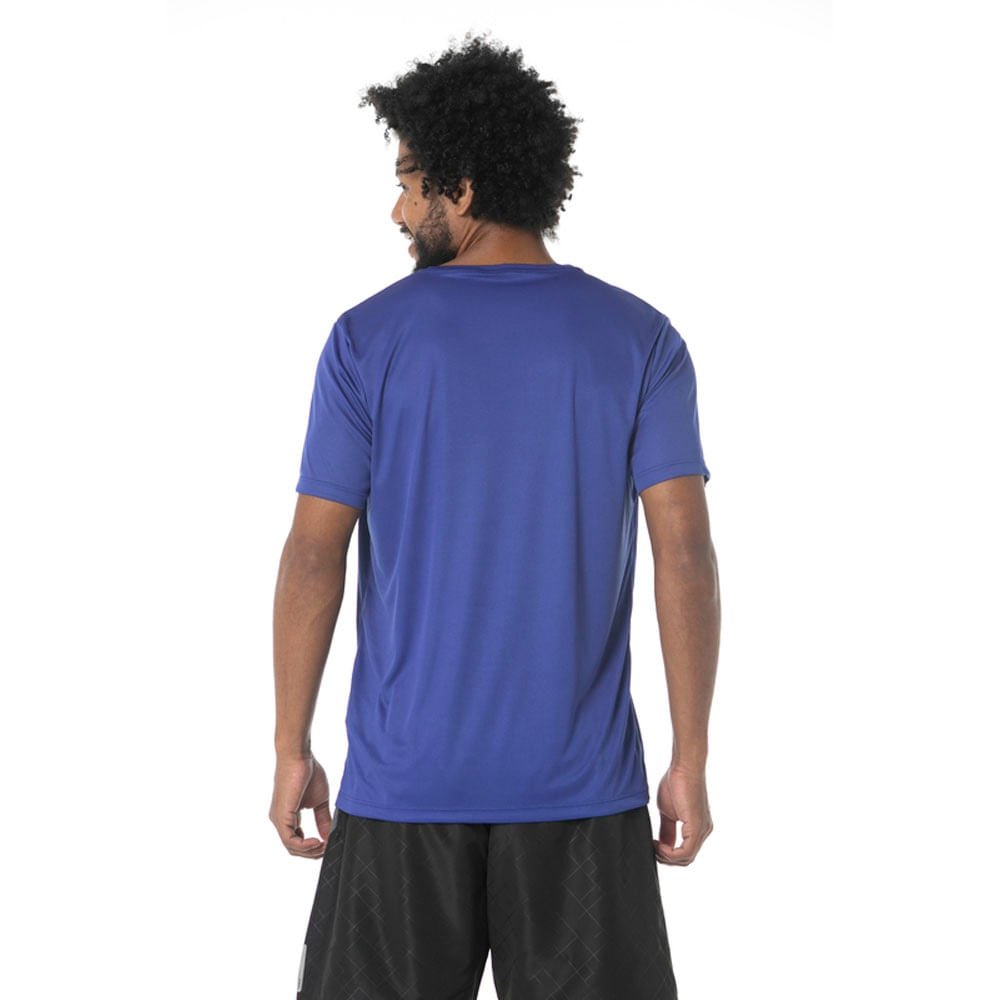 Camiseta de Treino Masculina Mizuno Run Spark Azul 2