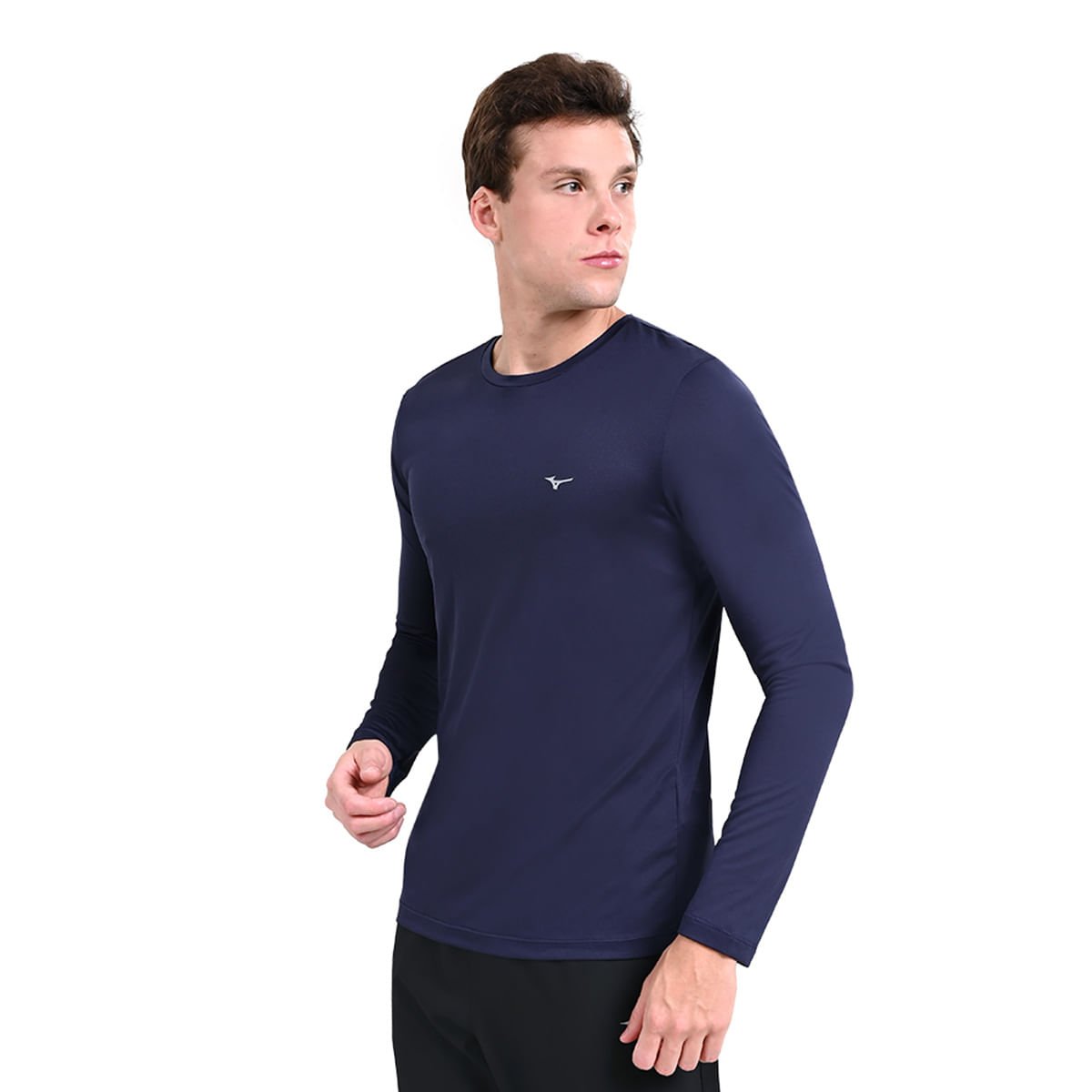 Camiseta de Treino Manga longa Mizuno Energy 2.0 Masculina Azul