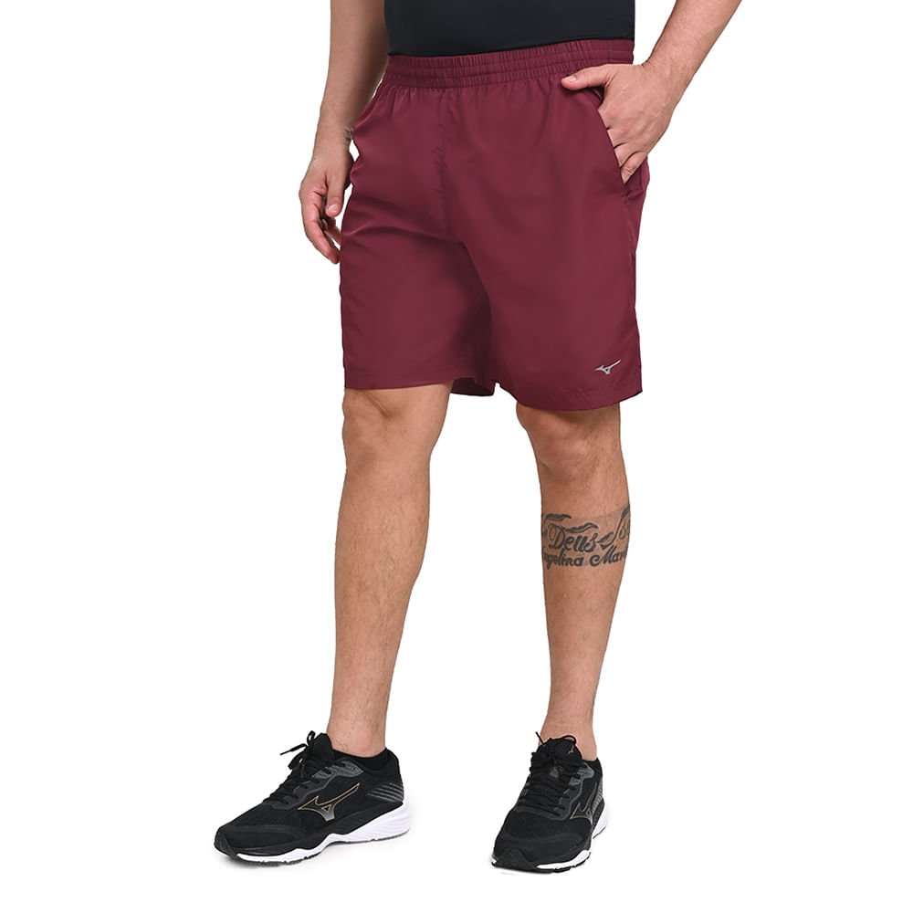 Bermuda de Treino Masculina Mizuno Energy 7 Vinho 2