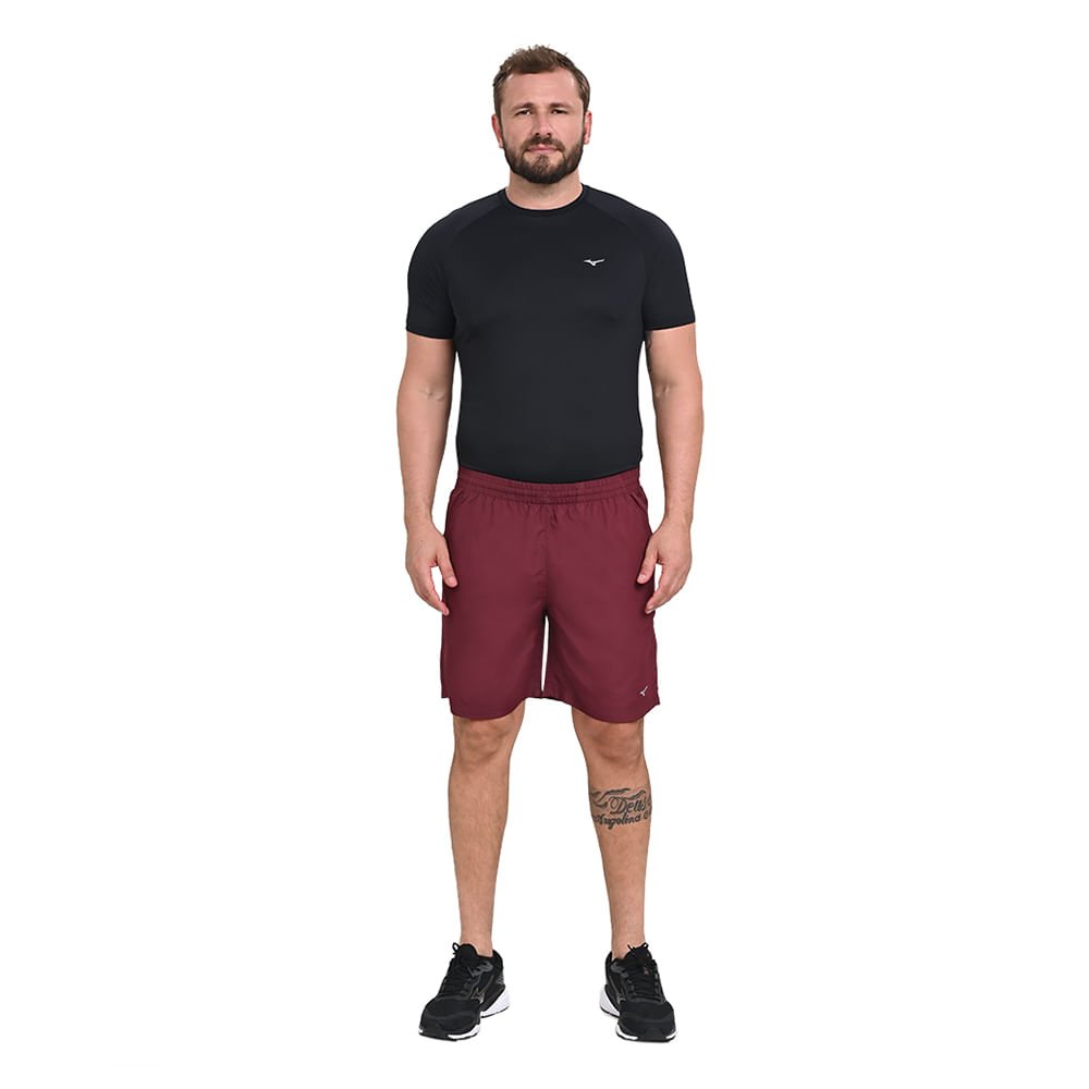 Bermuda de Treino Masculina Mizuno Energy 7 Vinho 5