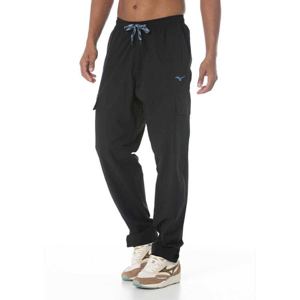 Calça Casual Masculina Mizuno Street Preto 1