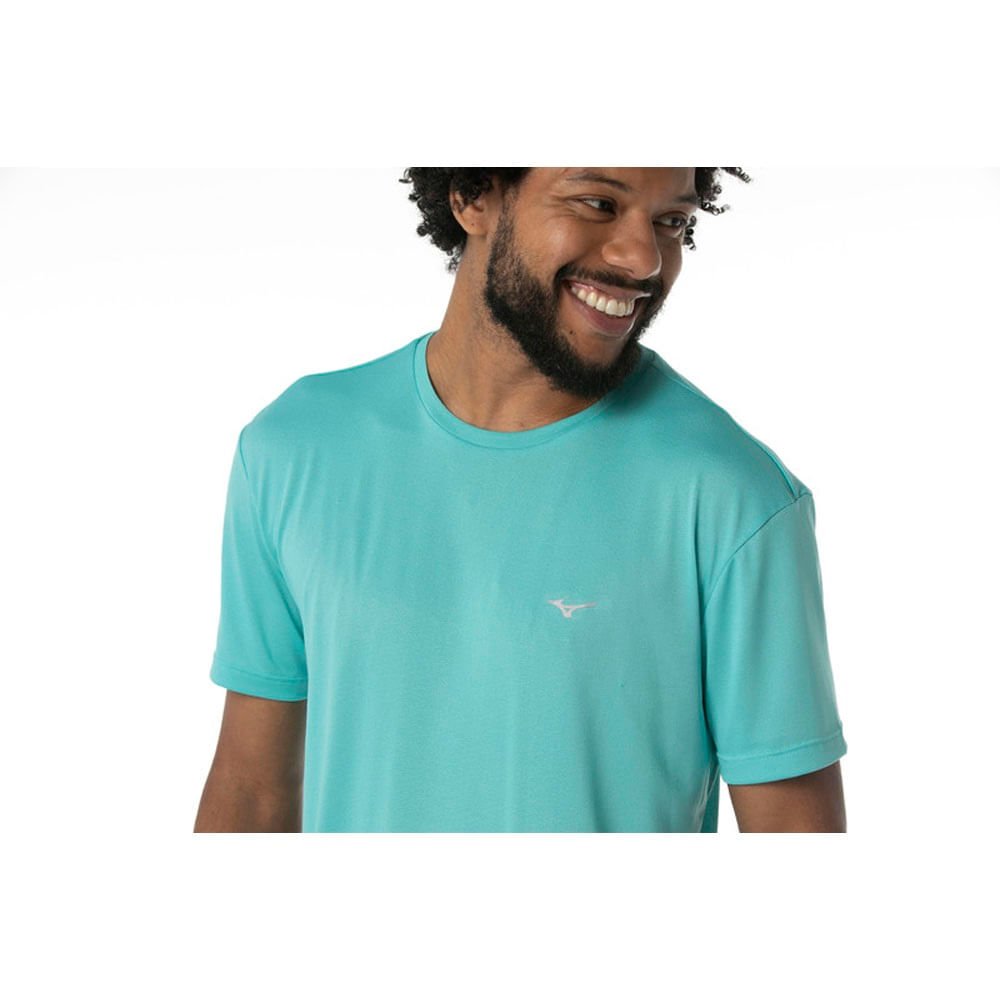 Camiseta de Treino Masculina Mizuno Nirvana Verde 3