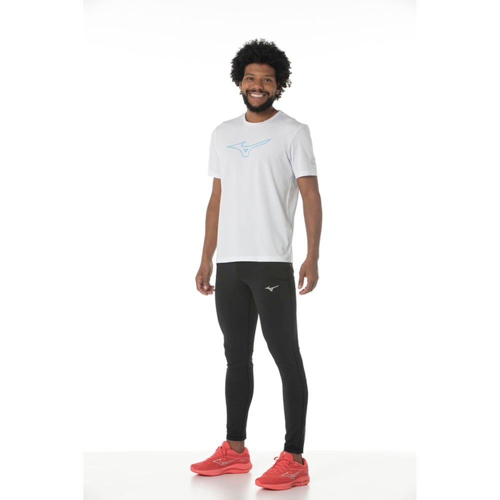 Legging de Compressão Masculina Mizuno Pockets 3 Preto 5