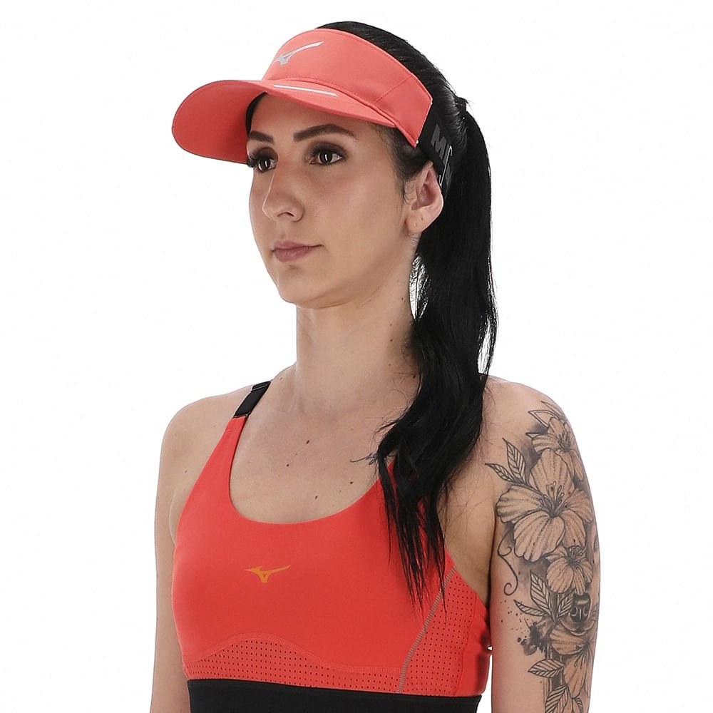 Viseira Unissex Mizuno Aero Laranja 1