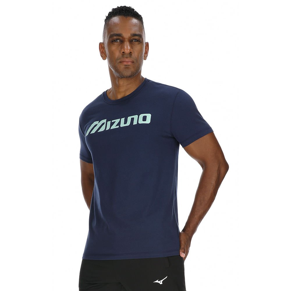 Camiseta Casual Masculina Mizuno Big Logo