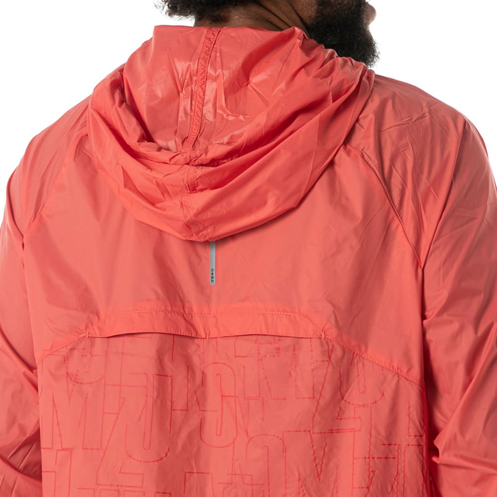 Jaqueta de Corrida Masculina Mizuno High Laranja 3