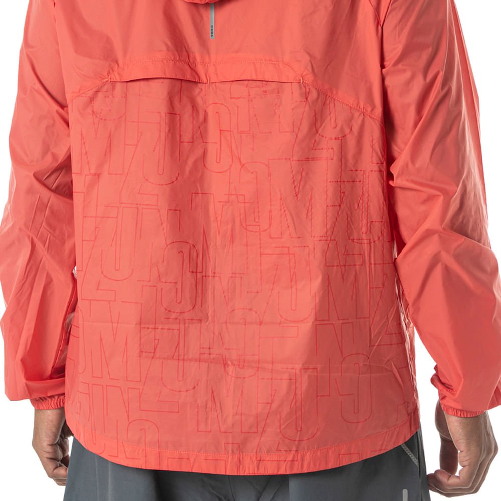 Jaqueta de Corrida Masculina Mizuno High Laranja 5