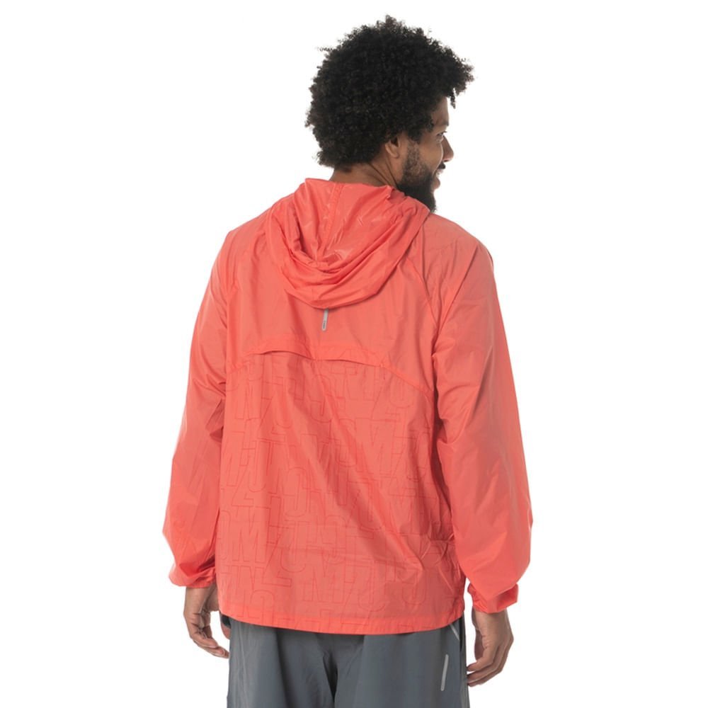 Jaqueta de Corrida Masculina Mizuno High Laranja 2