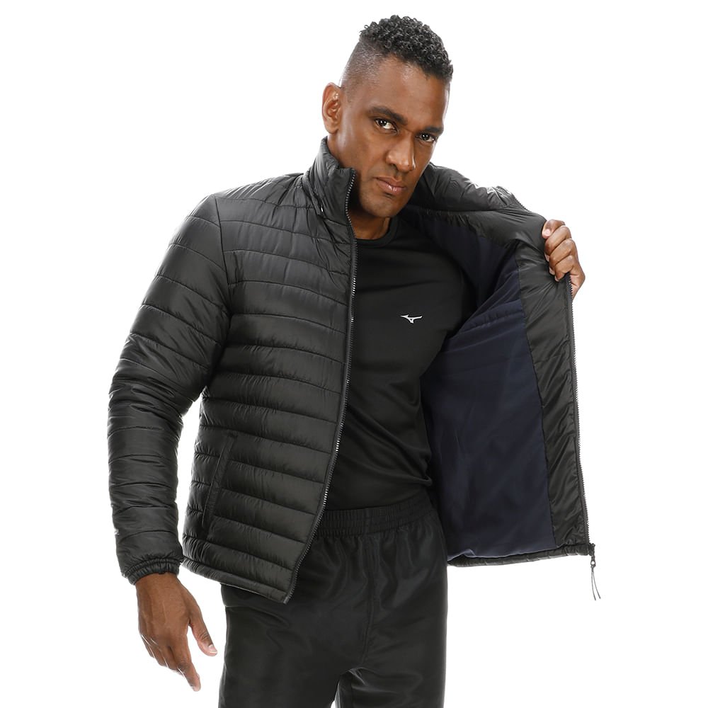 Jaqueta de Treino Masculina Mizuno Puff Preto 2
