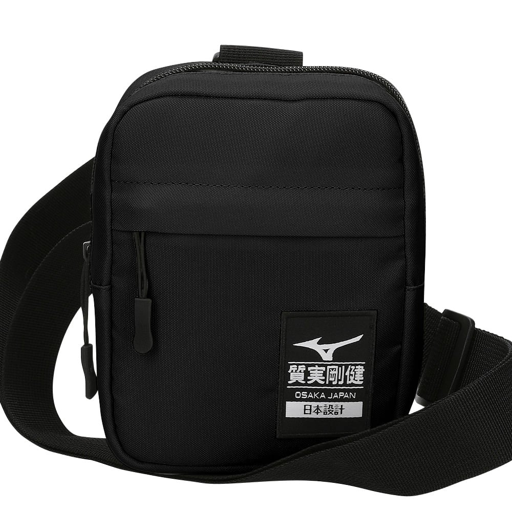 Bolsa Transversal Unissex Mizuno Streetbag Preto 1