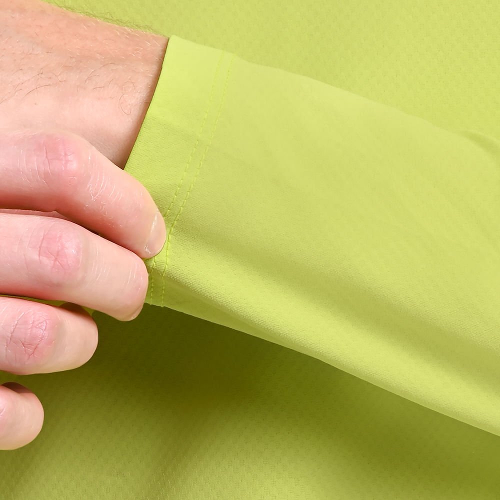 Camiseta Manga Longa de Treino Masculina Mizuno Pro Uv +50 Verde 5