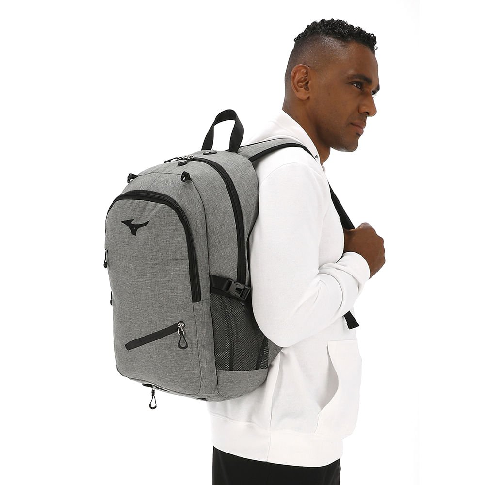 Mochila Mizuno Ball Cinza 2