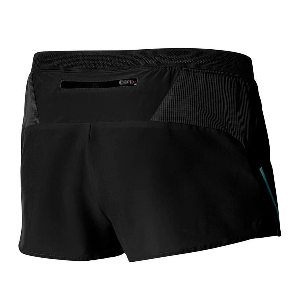 Shorts de Corrida Masculino Mizuno Aero Split 1.5 Preto 2