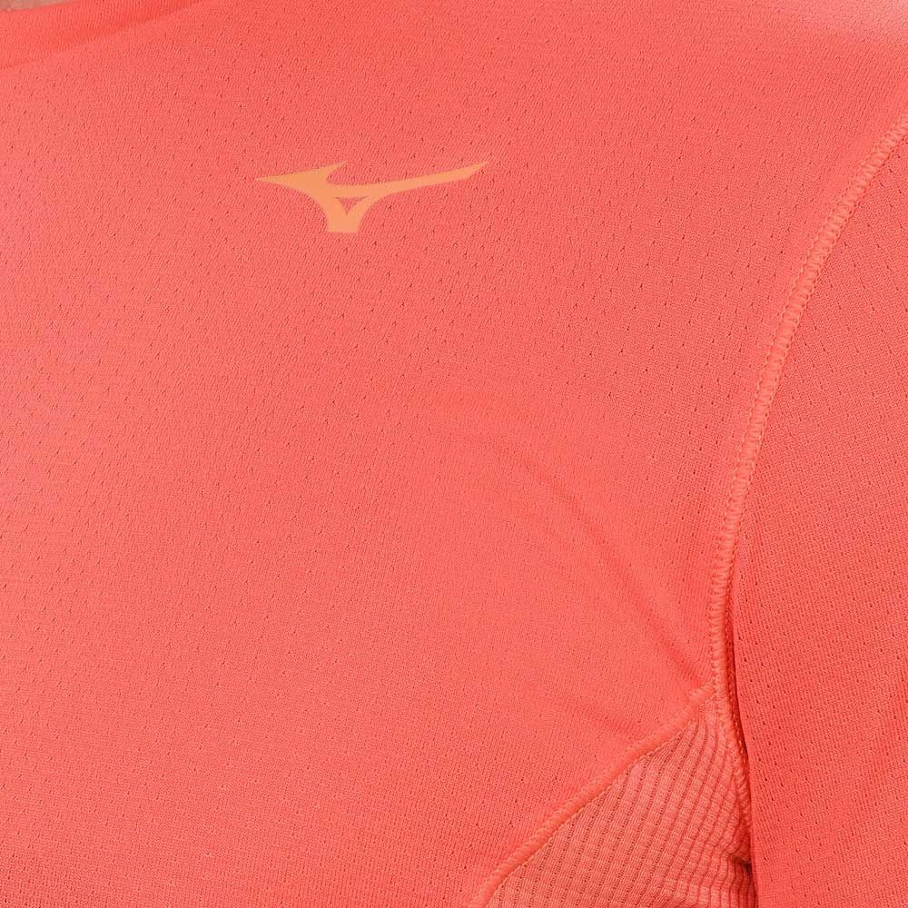 Camiseta de Corrida Masculina Mizuno Dryeaeroflow Laranja 5