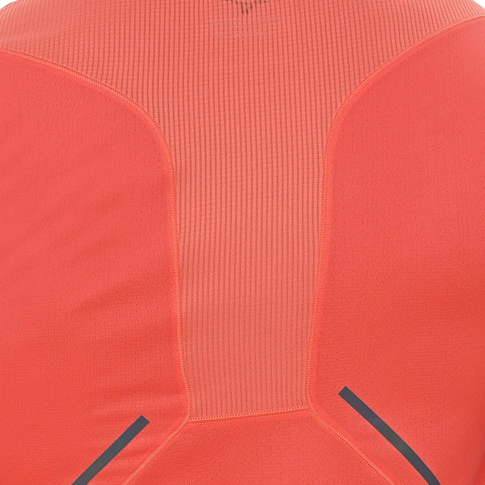 Camiseta de Corrida Masculina Mizuno Dryeaeroflow Laranja 6